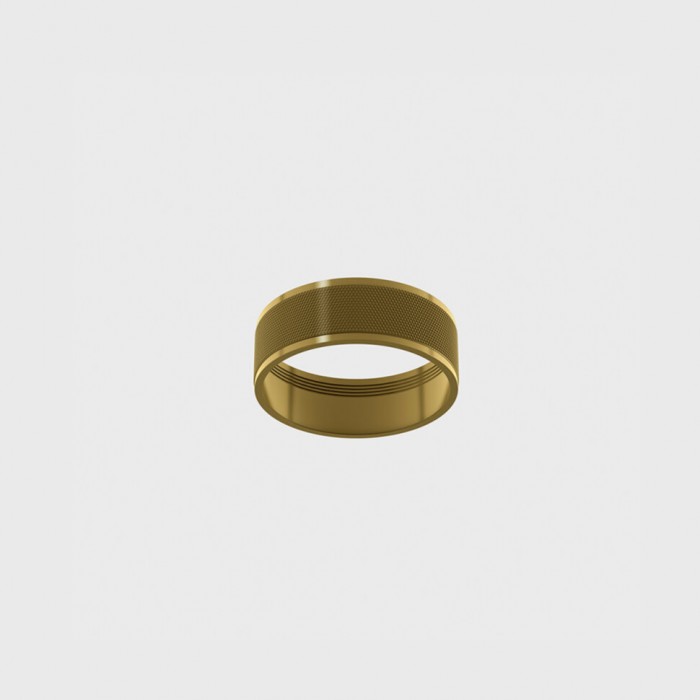 Декоративне кільце SOL M RING GRAIN, D75mm, H26mm, латунь (SOL M RING GRAIN BRASS)