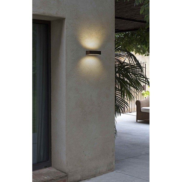 Настенный светильник Faro 71902 Doro 220 Rust wall lamp, 2 Вт, 1000 лм, 3000K Настенный светильник Faro 71902 Doro 220 Rust wall lamp, 2 Вт, 1000 лм, 3000K