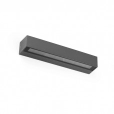 Настенный светильник Faro 71904 Doro 380 Dark grey wall lamp, 20 Вт, 1800 лм, 3000K
