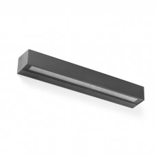 Настенный светильник Faro 71907 Doro 500 Dark grey wall lamp, 28 Вт, 2700 лм, 3000K