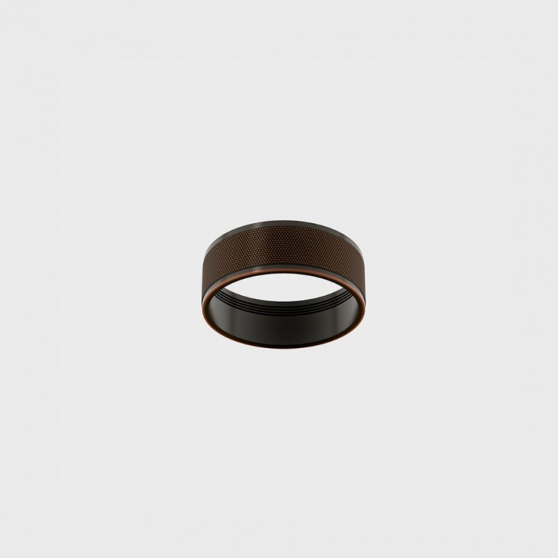 Декоративне кільце SOL M RING GRAIN, D75mm, H26mm, мідь (SOL M RING GRAIN COPPER)
