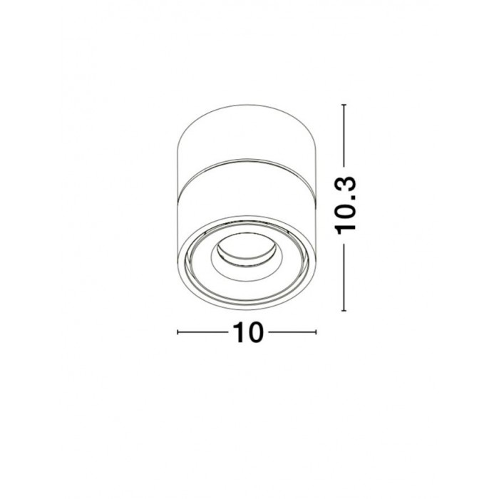Точковий світильник Nova Luce 72004 Universal, 13 Вт, 1140 лм, 3000K