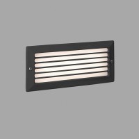 Настенный светильник Faro 72095 STRIPE-1 Dark grey recessed lamp, 5 Вт, 70 лм, 3000K