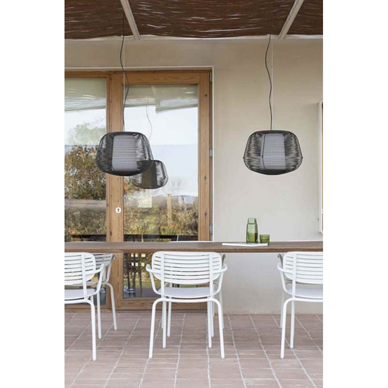 Подвесной светильник Faro 72104-156 Nara Pendant Black 1xE27