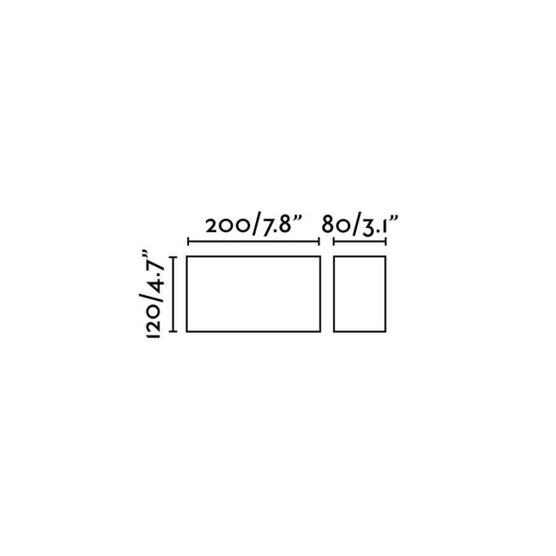 Настінний світильник Faro 72269 TANE Dark grey wall lamp, 7 Вт, 280 лм, 3000K