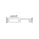 Настінний світильник Faro 72272 BRACKET Dark grey wall lamp, 6 Вт, 270 лм, 3000K