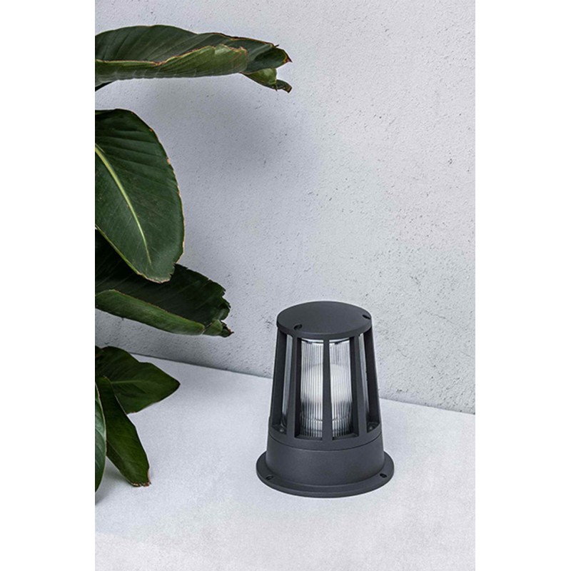 Парковый светильник Faro 72310 SURAT Dark grey beacon