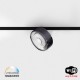 Світильник прожекторний LTX IN_LINE SOL TW, D95mm, H33mm, LED 13W, TW DIM: 2700K(881Lm)-6500K(1025Lm), 48V DC, IP20, diamond black/чорний (06.9533.13.TW.DBG/BK)