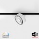 Світильник прожекторний LTX IN_LINE SOL TW, D95mm, H33mm, LED 13W, TW DIM: 2700K(881Lm)-6500K(1025Lm), 48V DС, IP20, білий/чорний (06.9533.13.TW.WHG/BK)