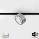 Світильник прожекторний LTX IN_LINE SOL TW, D95mm, H33mm, LED 13W, TW DIM: 2700K(881Lm)-6500K(1025Lm), 48V DС, IP20, хром/чорний (06.9533.13.TW.CRG/BK)