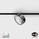 Світильник прожекторний LTX IN_LINE SOL TW, D95mm, H33mm, LED 13W, TW DIM: 2700K(881Lm)-6500K(1025Lm), 48V DC, IP20, diamond black/чорний (06.9533.13.TW.DB/BK)