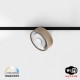 Світильник прожекторний LTX IN_LINE SOL TW, D95mm, H33mm, LED 13W, TW DIM: 2700K(881Lm)-6500K(1025Lm), 48V DC, IP20, sahara beige/чорний (06.9533.13.TW.SBG/BK)