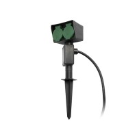 Блок розеток Faro 73100 GARTEN-1 Black Stake Lamp, IP44, с защитной крышкой