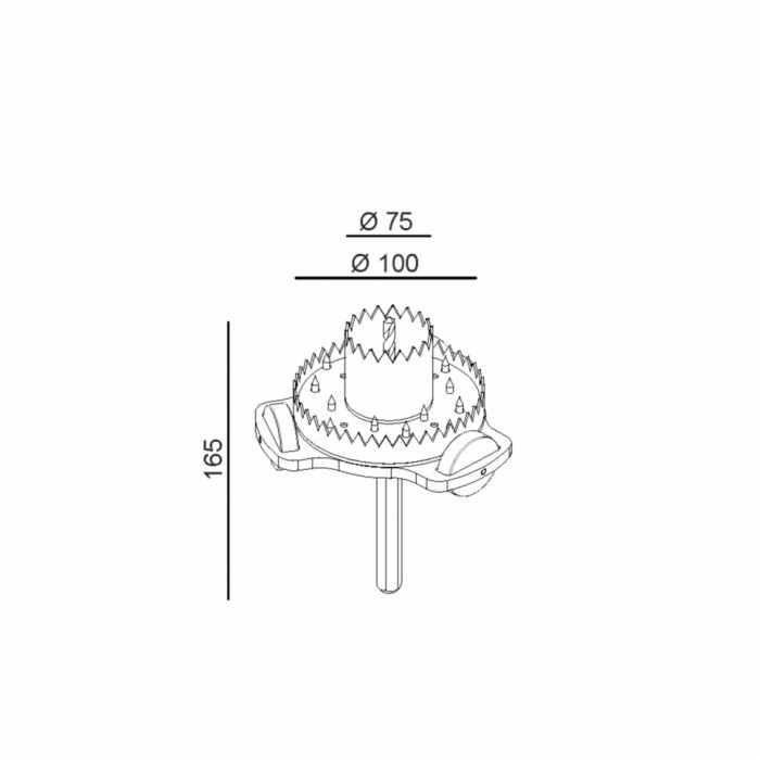 Інструмент фреза TRIMLESS TOOL для серії TUB M R (01.A0598.TL)