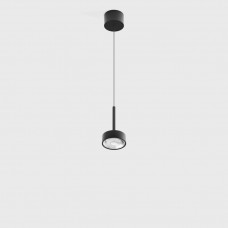 Світильник підвісний з накладною базою LTX SOL MINI P, D75mm, H135mm, 7W LED, 24?, 3000K, IP20, чорний (03.7530.7.930.BK)