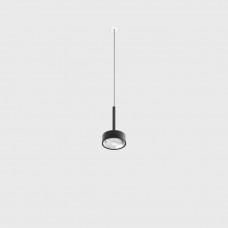 Светильник подвесной со встроенной безрамочной базой LTX SOL MINI P NANO, D75mm, H135mm, 7W LED, 24°, 3000K, IP20, черный (03.7531.7.930.BK)