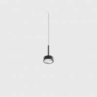 Светильник подвесной со встроенной рамочной базой LTX SOL MINI P NANO, D75mm, H135mm, 7W LED, 24°, 4000K, IP20, черный (03.7532.7.940.BK)