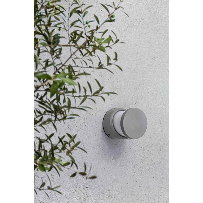 Настенный светильник Faro 74139 Block 135 Grey wall lamp