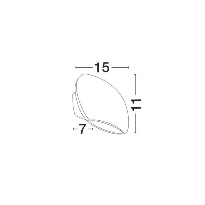 Бра - Nova Luce 741662 Como, 3 Вт, 510 лм, 3000K
