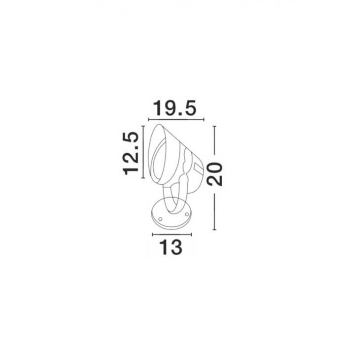 Спот Nova Luce 742071 North, 18 Вт, 1440 лм, 3000K