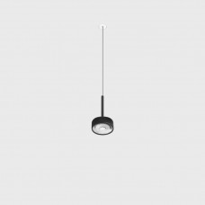 Светильник подвесной со встроенной безрамочной базой LTX SOL MINI P NANO, D75mm, H135mm, 7W LED, 24°, 3000K, IP20, черный (03.7531.7.930.BK/BKG)