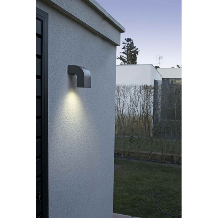 Настенный светильник Faro 74407 KLAMP 1L Dark grey wall lamp 130mm