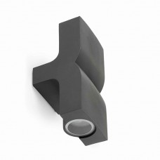 Настінний світильник Faro 74408 KLAMP 2L Dark grey wall lamp
