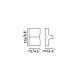 Настінний світильник Faro 74408 KLAMP 2L Dark grey wall lamp