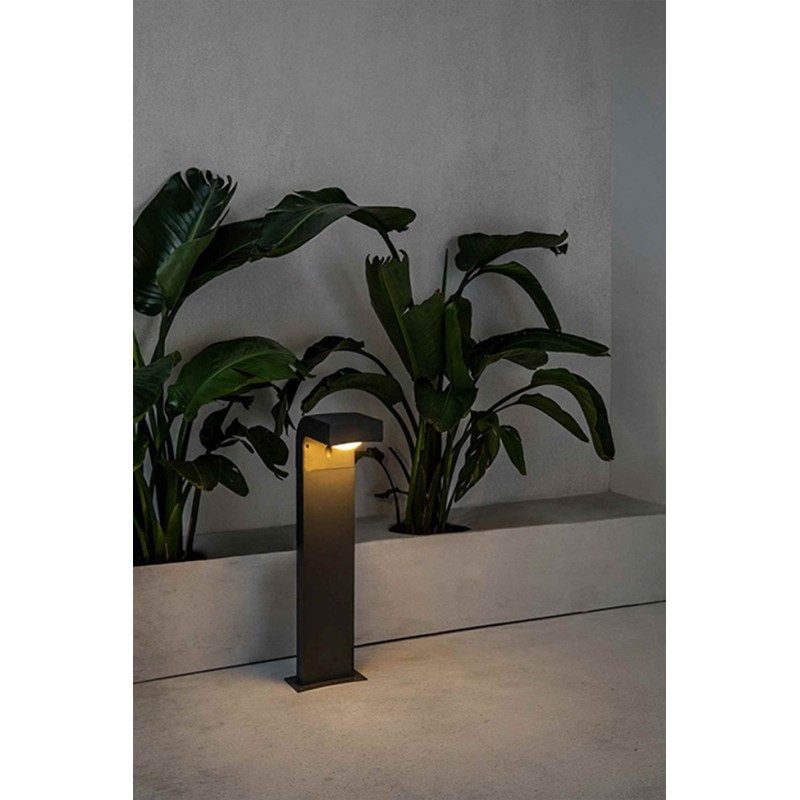 Парковый светильник Faro 74411 Klamp Dark grey beacon lamp h.660mm