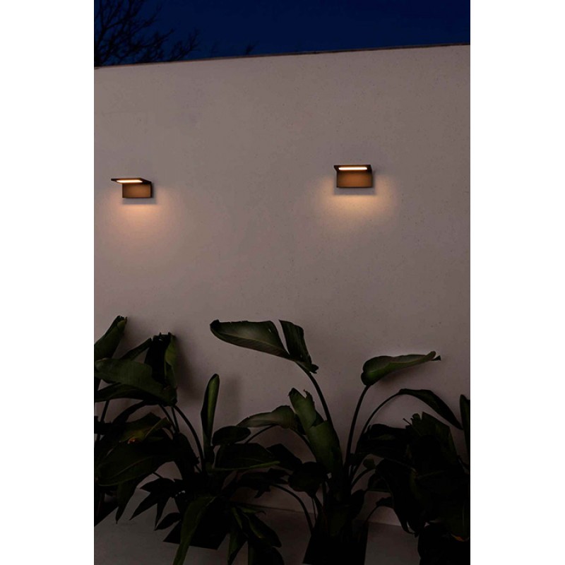 Настінний світильник Faro 74419 ELE Dark grey wall lamp, 6 Вт, 450 лм, 3000K