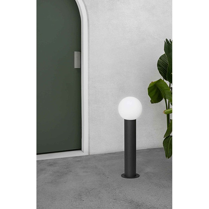 Парковий світильник Faro 74434B-01 MOON 610 Dark grey post lamp