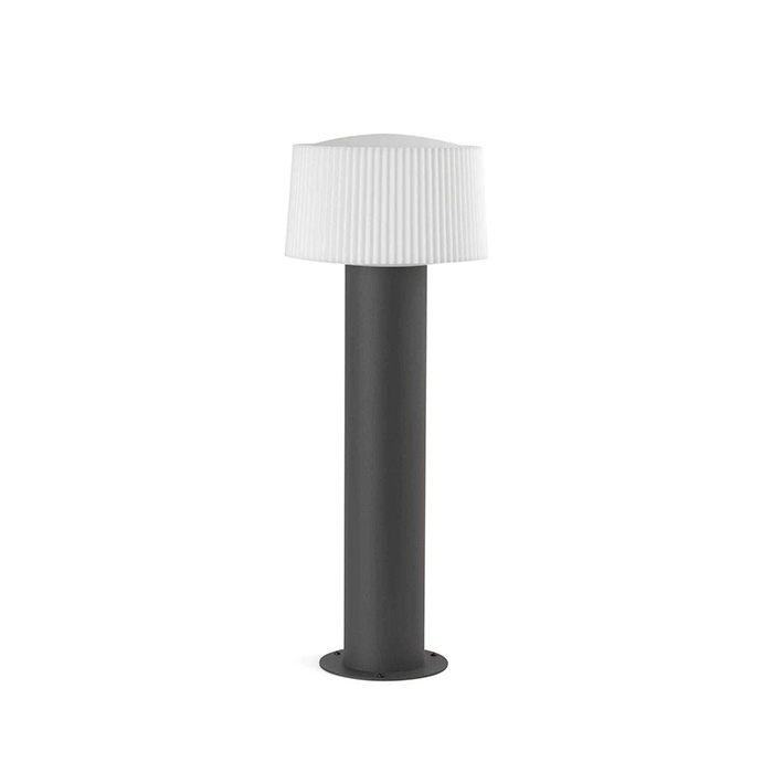 Парковий світильник Faro 74434B-04 Muffin 559 Dark grey post lamp