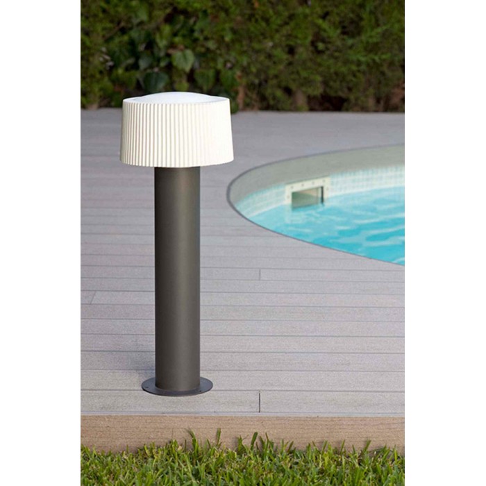 Парковий світильник Faro 74434B-04 Muffin 559 Dark grey post lamp