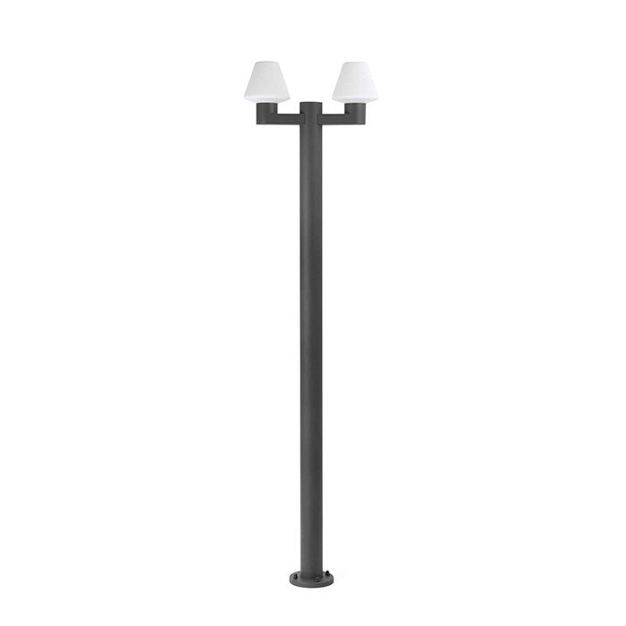 Ліхтарний стовп Faro 74435F2-02 Mistu 2L Dark grey pole lamp