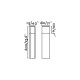 Парковый светильник Faro 74442 Datna 600 Dark grey beacon lamp