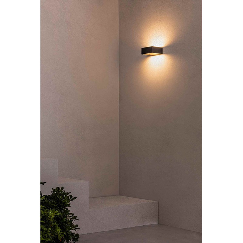 Настенный светильник Faro 74450 ALP 130 Dark grey wall lamp, 8 Вт, 350 лм, 3000K