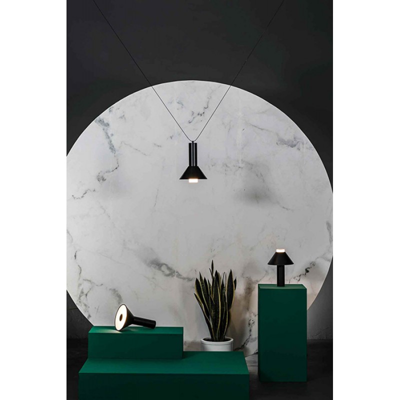 Настольная лампа Faro 74465 FUJI Black portable lamp, 1.5 Вт, 90 лм, 2700K