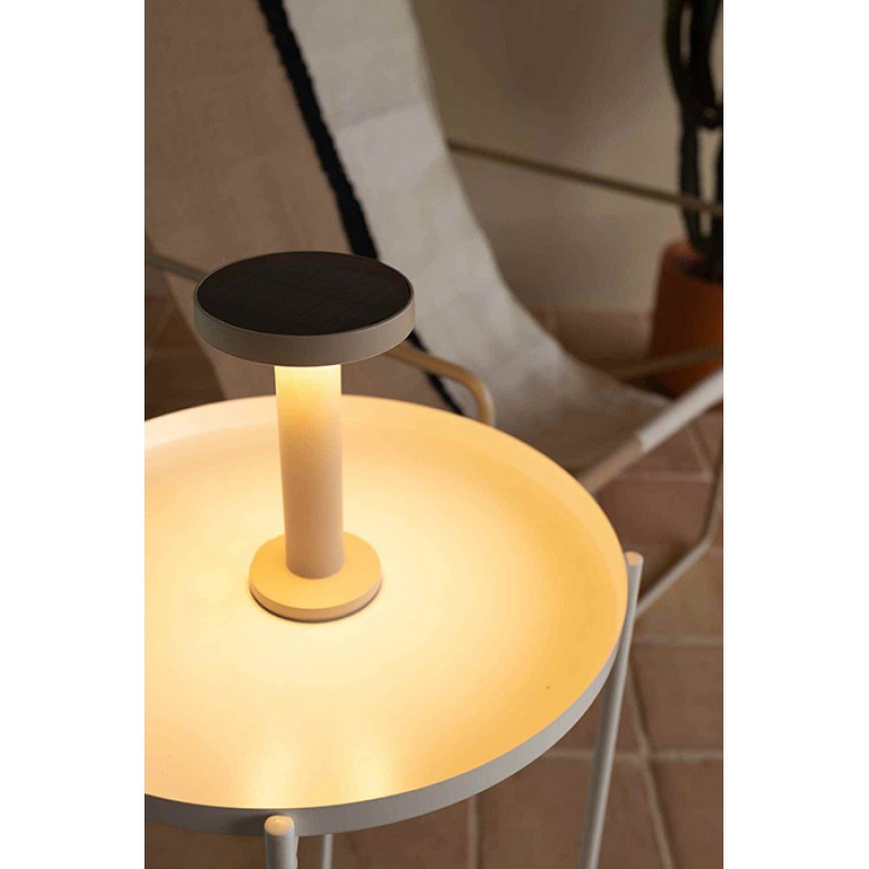 Настольная лампа Faro 74501 Cairo Portable Solar Sand 2W 2700K, 2 Вт, 120 лм, 2700K