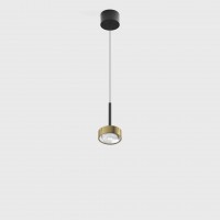 Светильник подвесной с накладной базой LTX SOL MINI P, D75mm, H135mm, 7W LED, 24?, 4000K, IP20, черный/латунь (03.7530.7.940.BK/BR) Светильник подвесной с накладной базой LTX SOL MINI P, D75mm, H135mm, 7W LED, 24?, 4000K, IP20, черный/латунь (03.7530.7.940.BK/BR)