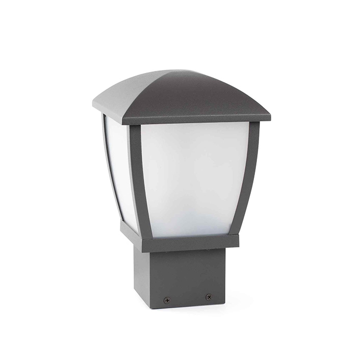 Парковий світильник Faro 74997 WILMA 270 Dark grey post lamp