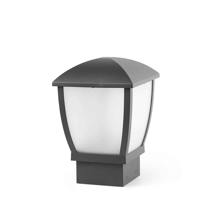 Парковий світильник Faro 75001 WILMA 340 Dark grey post lamp