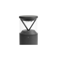 Парковый светильник Faro 750022C RUSH 250 Dark grey post lamp 4000K 180? CASAMBI, 14 Вт, 795 лм, 4000K