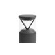 Парковый светильник Faro 750020C RUSH 250 Dark grey post lamp 4000K 360? CASAMBI, 14 Вт, 830 лм, 4000K