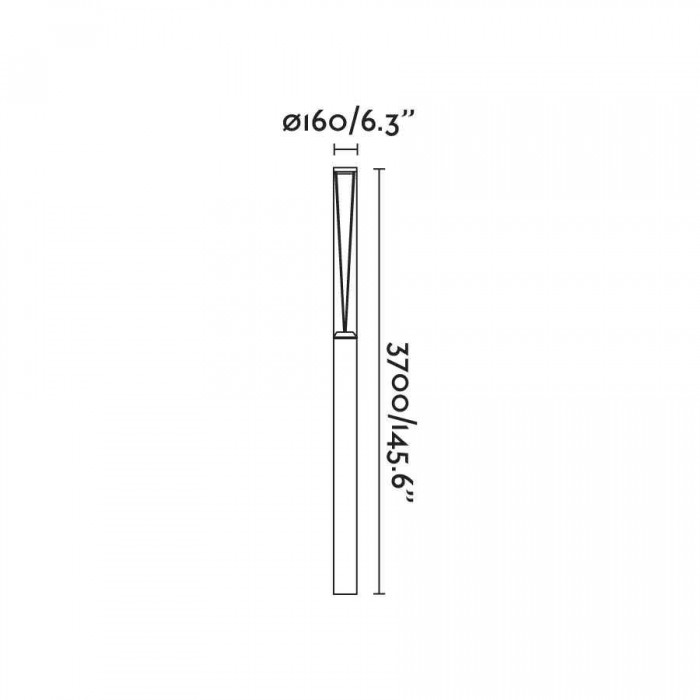 Фонарный столб Faro 750302 RUSH 3700 Dark grey pole lamp 2700K 180?, 38 Вт, 2576 лм, 2700K Фонарный столб Faro 750302 RUSH 3700 Dark grey pole lamp 2700K 180?, 38 Вт, 2576 лм, 2700K