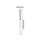 Фонарный столб Faro 750311D RUSH 3700 Dark grey pole lamp 3000K 360? wide DALI, 38 Вт, 2921 лм, 3000K