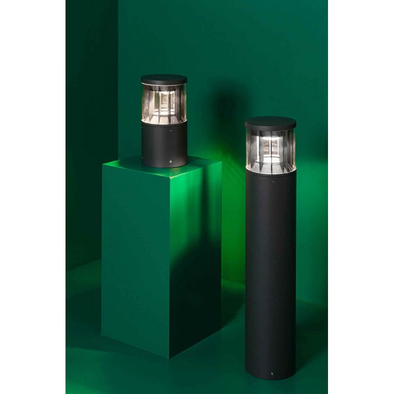 Парковый светильник Faro 751000C SCREEN 250 Dark grey post lamp 2700K 360? CASAMBI, 14 Вт, 712 лм, 2700K