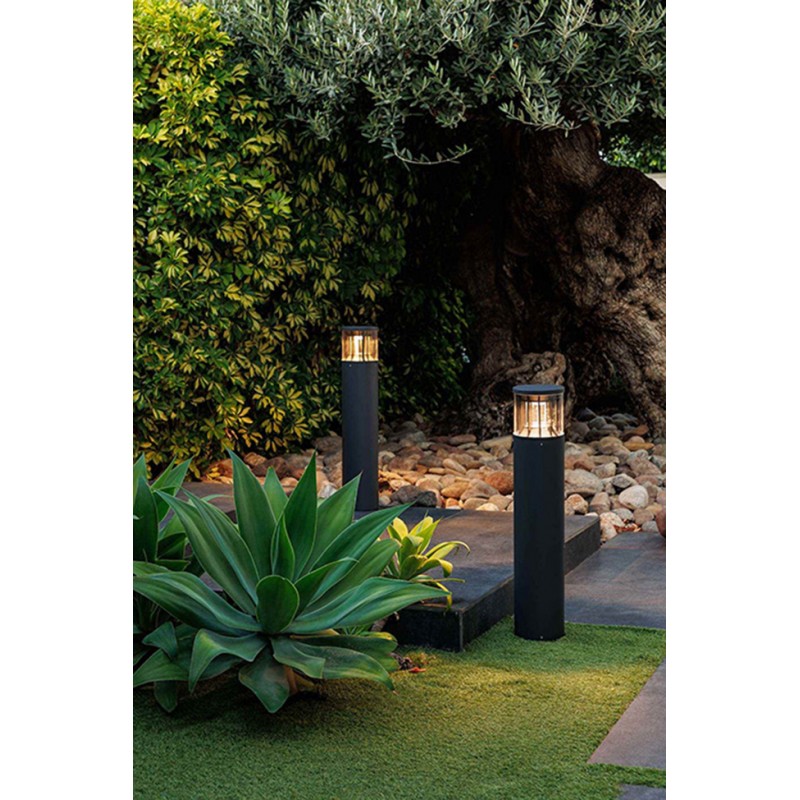 Парковый светильник Faro 751010 SCREEN 250 Dark grey post lamp 3000K 360?, 14 Вт, 712 лм, 3000K