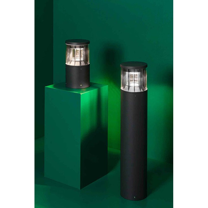 Парковый светильник Faro 751011C SCREEN 250 Dark grey post lamp 3000K 360? wide CASAMBI, 14 Вт, 856 лм, 3000K