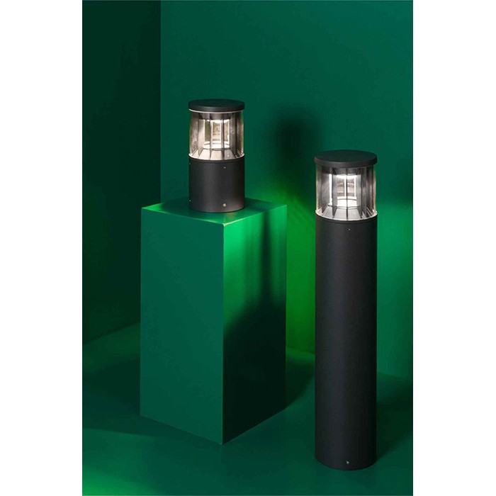 Парковый светильник Faro 751021C SCREEN 250 Dark grey post lamp 4000K 360? wide CASAMBI, 14 Вт, 856 лм, 4000K