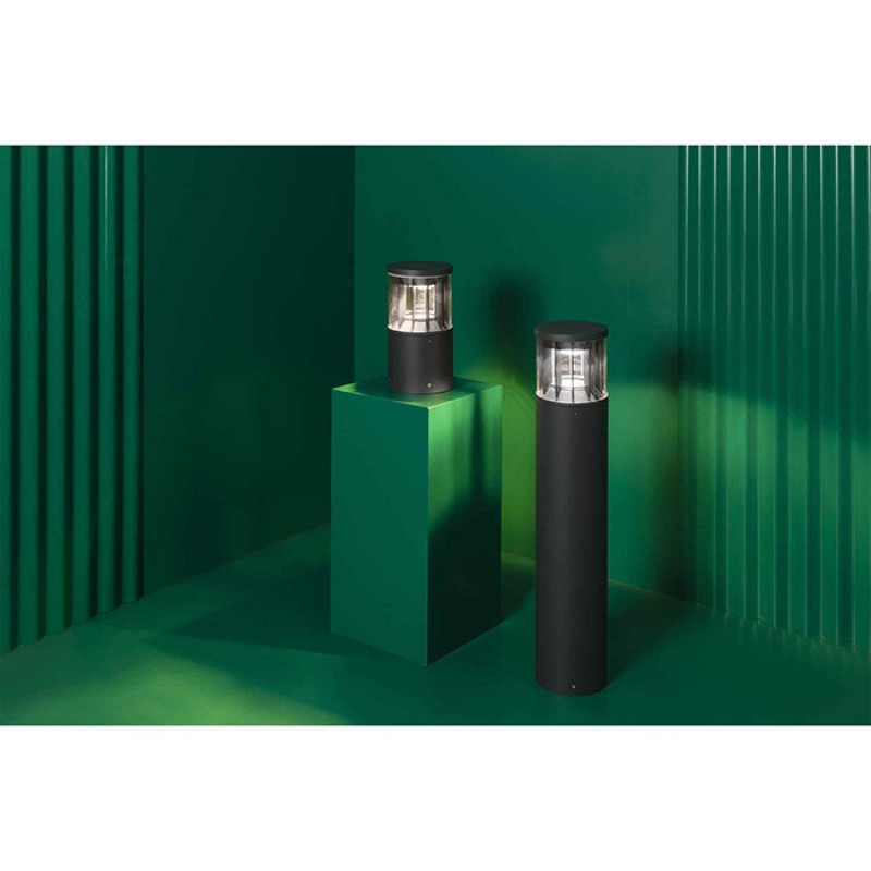 Парковый светильник Faro 751022D SCREEN 250 Dark grey post lamp 4000K 180? DALI, 14 Вт, 695 лм, 4000K